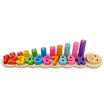 Early Childhood Education Wooden Logarithmic Board