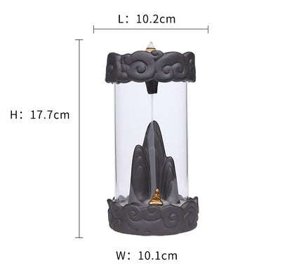 Sandalwood Incense Burner Creative Auspicious Clouds Windshield Backflow Incense Burner